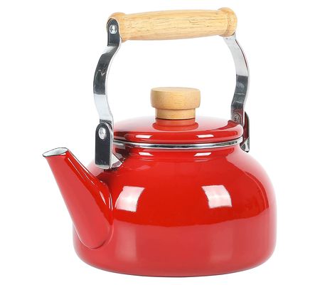 Mr. Coffee Quentin 1.5 Quart Tea Kettle With Fo ld Down Handle