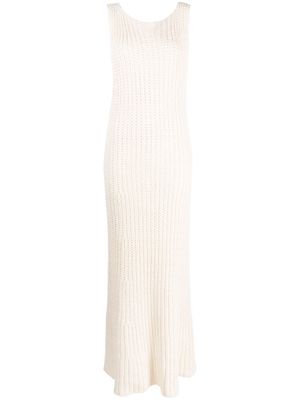 MRZ crochet long dress - Neutrals