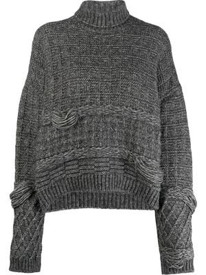 MRZ Dolcevita knitted jumper - Grey
