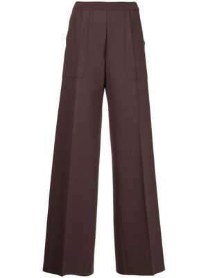 MRZ high-waisted wide-leg pants - Brown