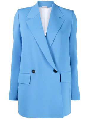 MRZ notched-lapel double-breasted blazer - Blue