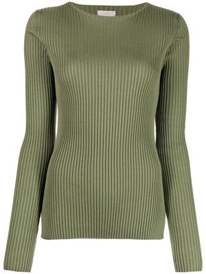 MRZ ribbed-knit long-sleeve top - Green