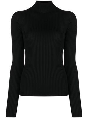 MRZ ribbed-knit roll-neck jumper - Black