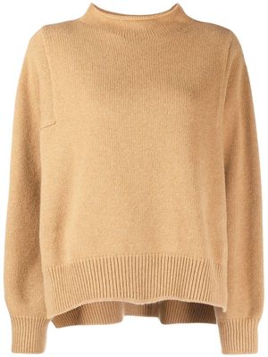 MRZ roll-neck knit jumper - Brown