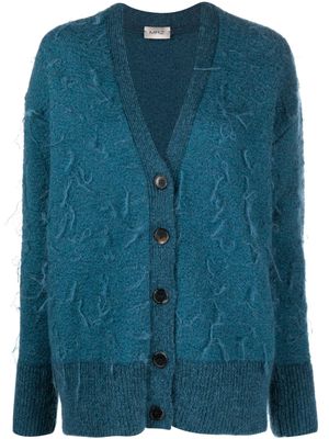 MRZ V-neck buttoned cardigan - Blue