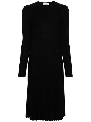 MRZ virgin wool midi dress - Black