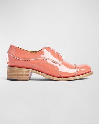 Ms. Neale Patent Leather Derby Shoes