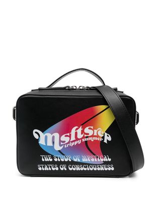 MSFTSrep logo-print tote bag - Black