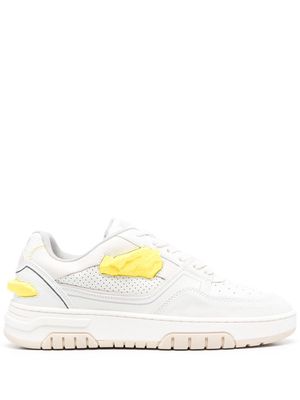MSGM 3D-panelled low-top sneakers - White