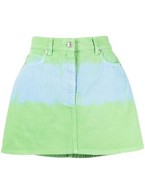 MSGM A-line mini skirt - Green