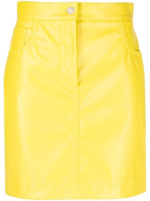MSGM A-line mini skirt - Yellow