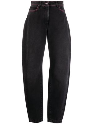 MSGM barrel-leg high waisted jeans - Grey