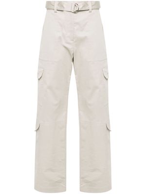 MSGM belted cargo trousers - Grey