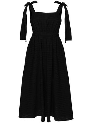 MSGM bow-detail dress - Black
