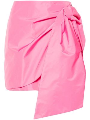 MSGM bow-embellished mini skirt - Pink