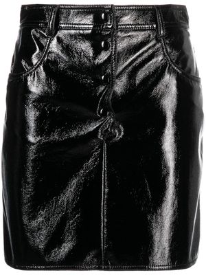 MSGM button-up A-line skirt - Black