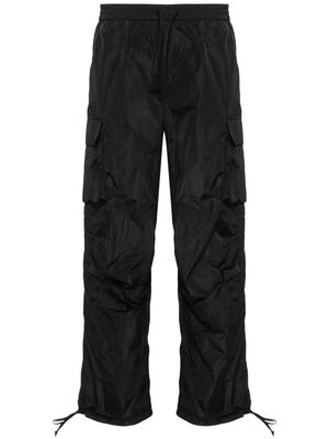 MSGM cargo-pockets crepe trousers - Black