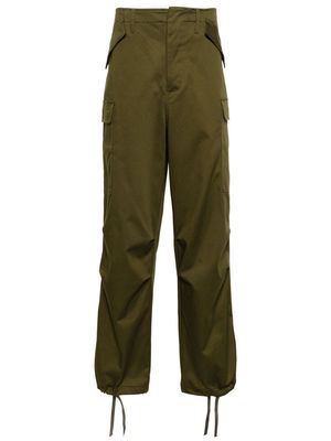 MSGM cotton cargo trousers - Green