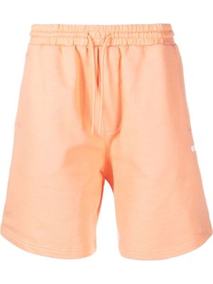MSGM cotton track shorts - Orange