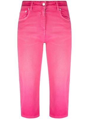 MSGM cropped denim jeans - Pink