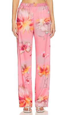 MSGM Desert Flowers Pant in Pink