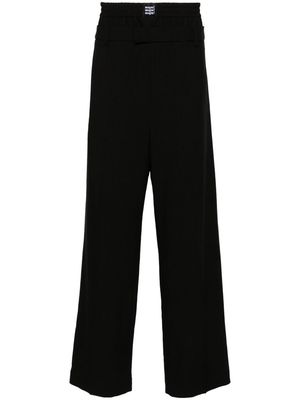 MSGM double-waist tapered trousers - Black