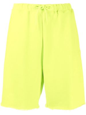 MSGM drawstring wide-leg shorts - Yellow