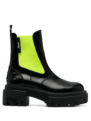 MSGM elasticated side-panel ankle boots - Black