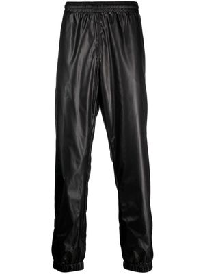 MSGM elasticated-waist tapered trousers - Black