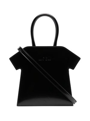 MSGM embossed-logo tote bag - Black