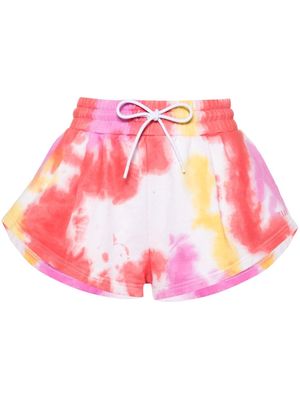 MSGM embroidered-logo shorts - Pink