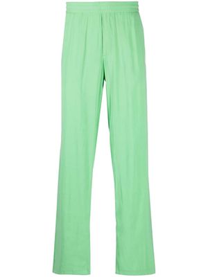 MSGM Fantastic cotton track pants - Green