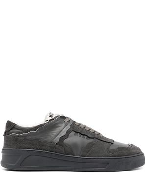 MSGM Fantastic Green leather sneakers - Grey