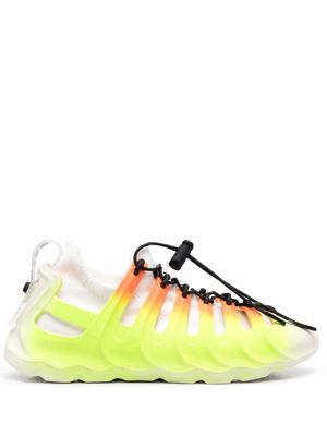 MSGM gradient-effect lace-up sneakers - White