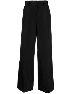MSGM high-rise wide-leg trousers - Black