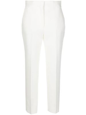 MSGM high-waist tailored trousers - White