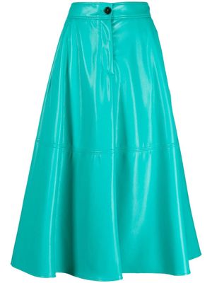MSGM high-waisted A-line skirt - Green