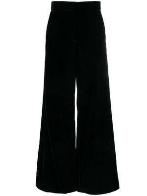 MSGM high-waisted flared trousers - Black