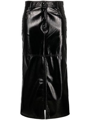 MSGM high-waisted midi skirt - Black