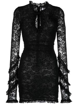 MSGM keyhole lace minidress - Black