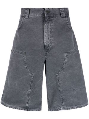 MSGM knee-length denim shorts - Grey