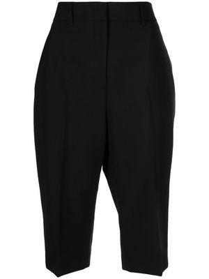 MSGM knee-length wool shorts - Black