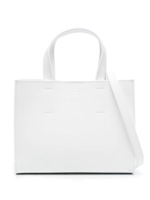 MSGM logo-embossed tote bag - White