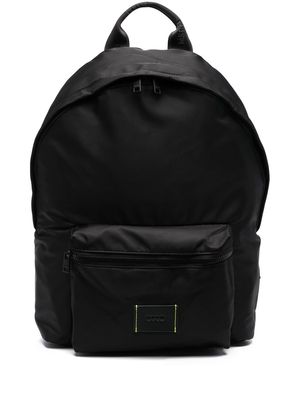 MSGM logo-patch backpack - Black