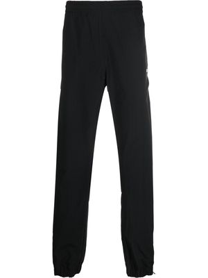 MSGM logo-print elasticated waist trousers - Black
