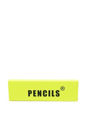 MSGM logo-print pencil set - Black