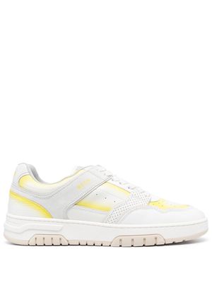 MSGM low-top panelled sneakers - White