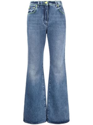 MSGM mid-rise flared jeans - Blue