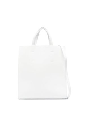 MSGM minimal square shape bag - White