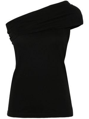 MSGM one-shoulder sleeveless top - Black